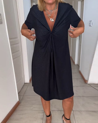 Carly - Effortless Twist Dress - Alira - Boutique