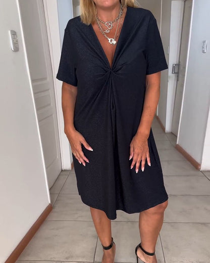 Carly - Effortless Twist Dress - Alira - Boutique
