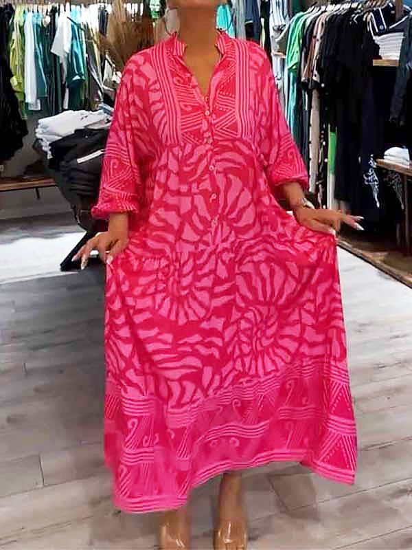 Carmilla - Vibrant Printed Dress - Alira - Boutique