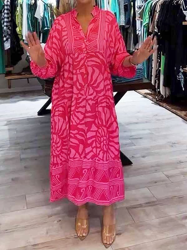 Carmilla - Vibrant Printed Dress - Alira - Boutique