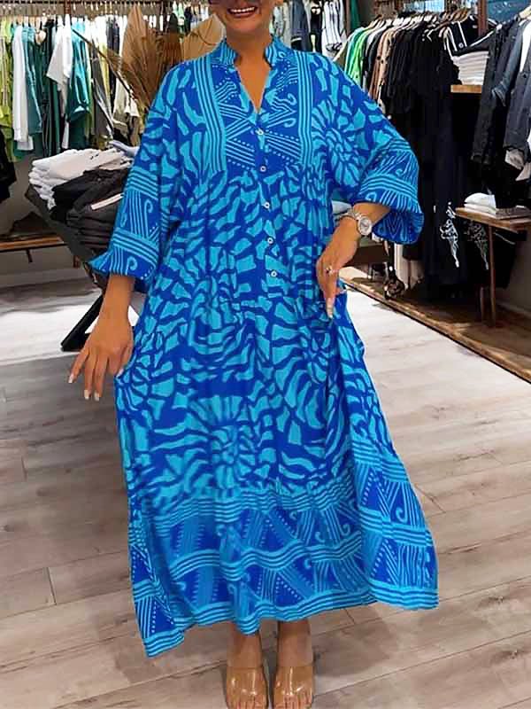 Carmilla - Vibrant Printed Dress - Alira - Boutique