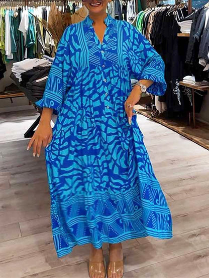 Carmilla - Vibrant Printed Dress - Alira - Boutique
