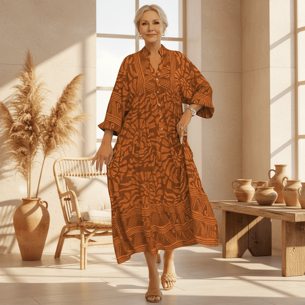Carmilla - Vibrant Printed Dress - Alira - Boutique