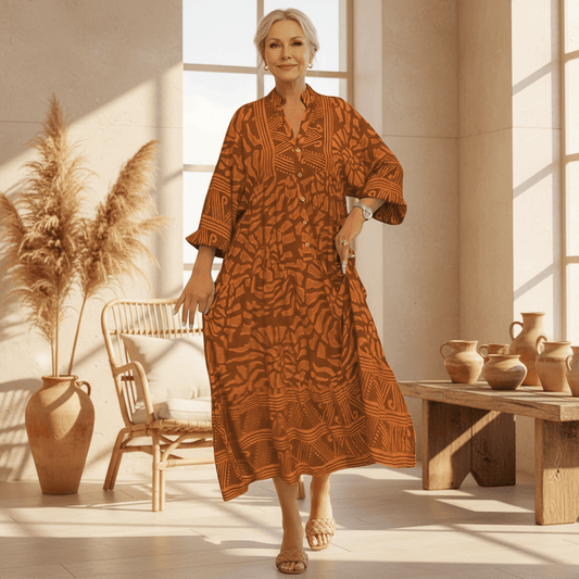 Carmilla - Vibrant Printed Dress - Alira - Boutique
