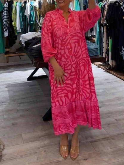 Carmilla - Vibrant Printed Dress - Alira - Boutique