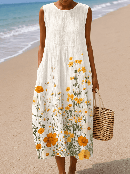 Carol - Women’s Casual Sleeveless Dress - Alira - Boutique