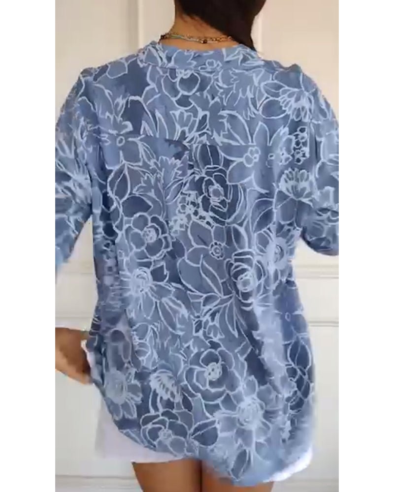 Cassie | Floral Print Blouse - Alira - Boutique
