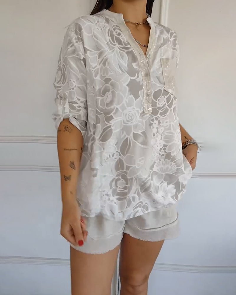 Cassie | Floral Print Blouse - Alira - Boutique