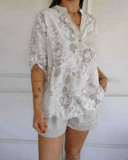 Cassie | Floral Print Blouse - Alira - Boutique