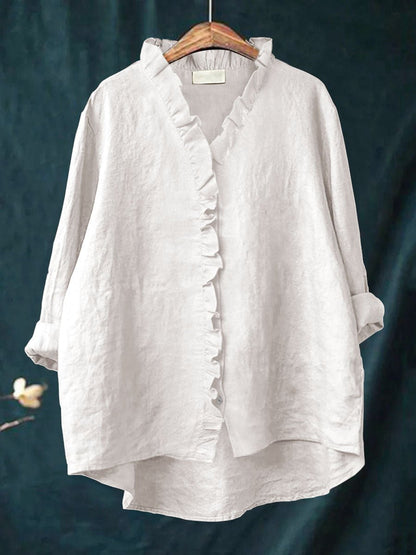 Rica | Retro Ruffle Blouse