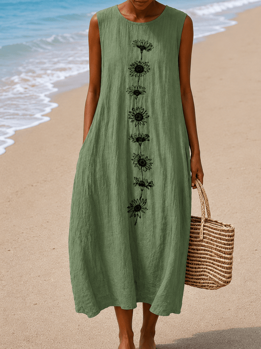 Cheryl - Women’s Casual Sleeveless Dress - Alira - Boutique