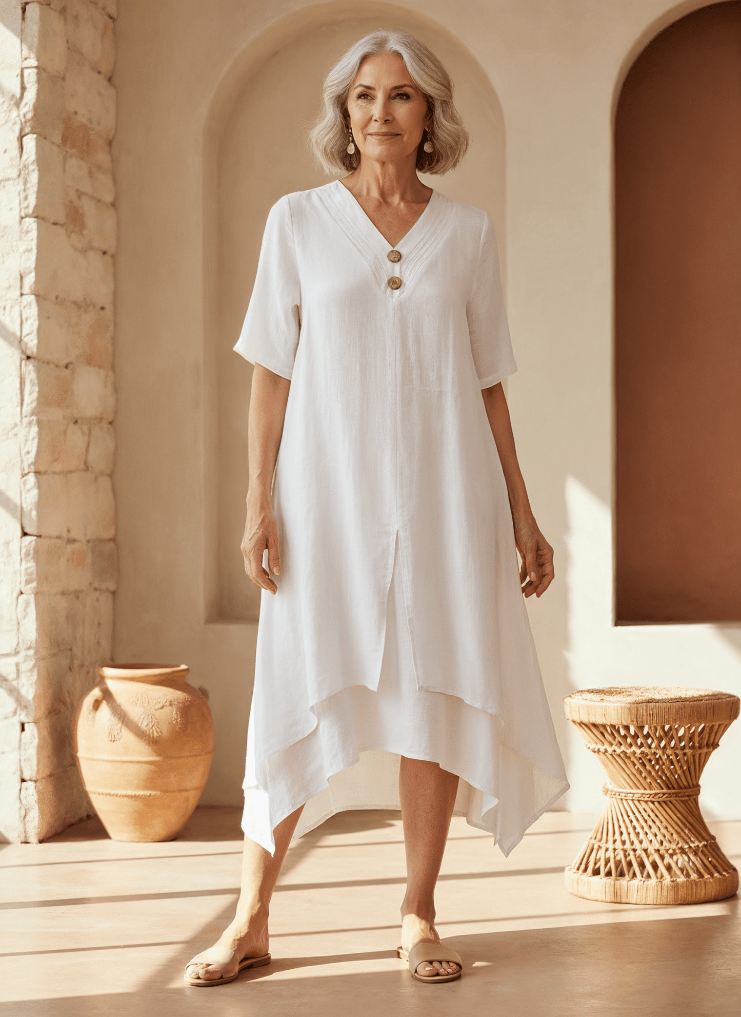 Clementine - Button Breeze Dress - Alira - Boutique