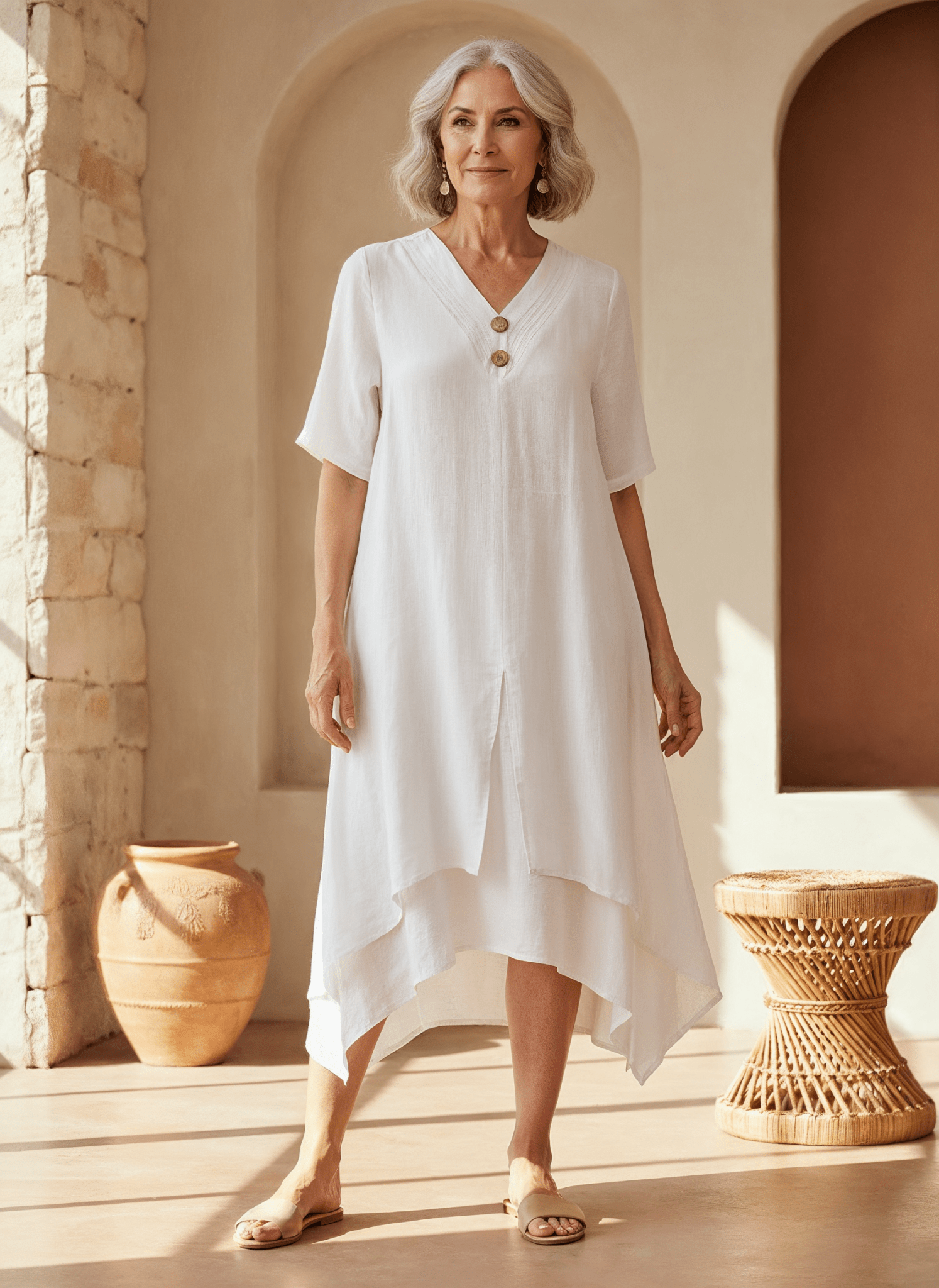 Clementine - Button Breeze Dress - Alira - Boutique