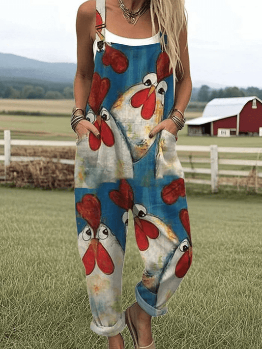 Cluckin’ Cute Jumpsuit - Alira - Boutique