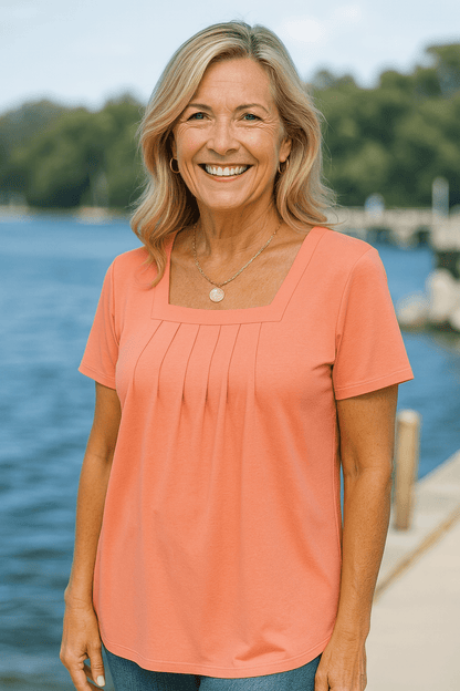 Colleen | Pleated Comfort Top - Everyday confidence (S-5XL) - Alira - Boutique