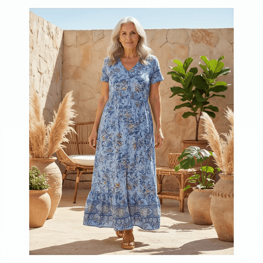 Connie - Floral Maxi Dress - Alira - Boutique