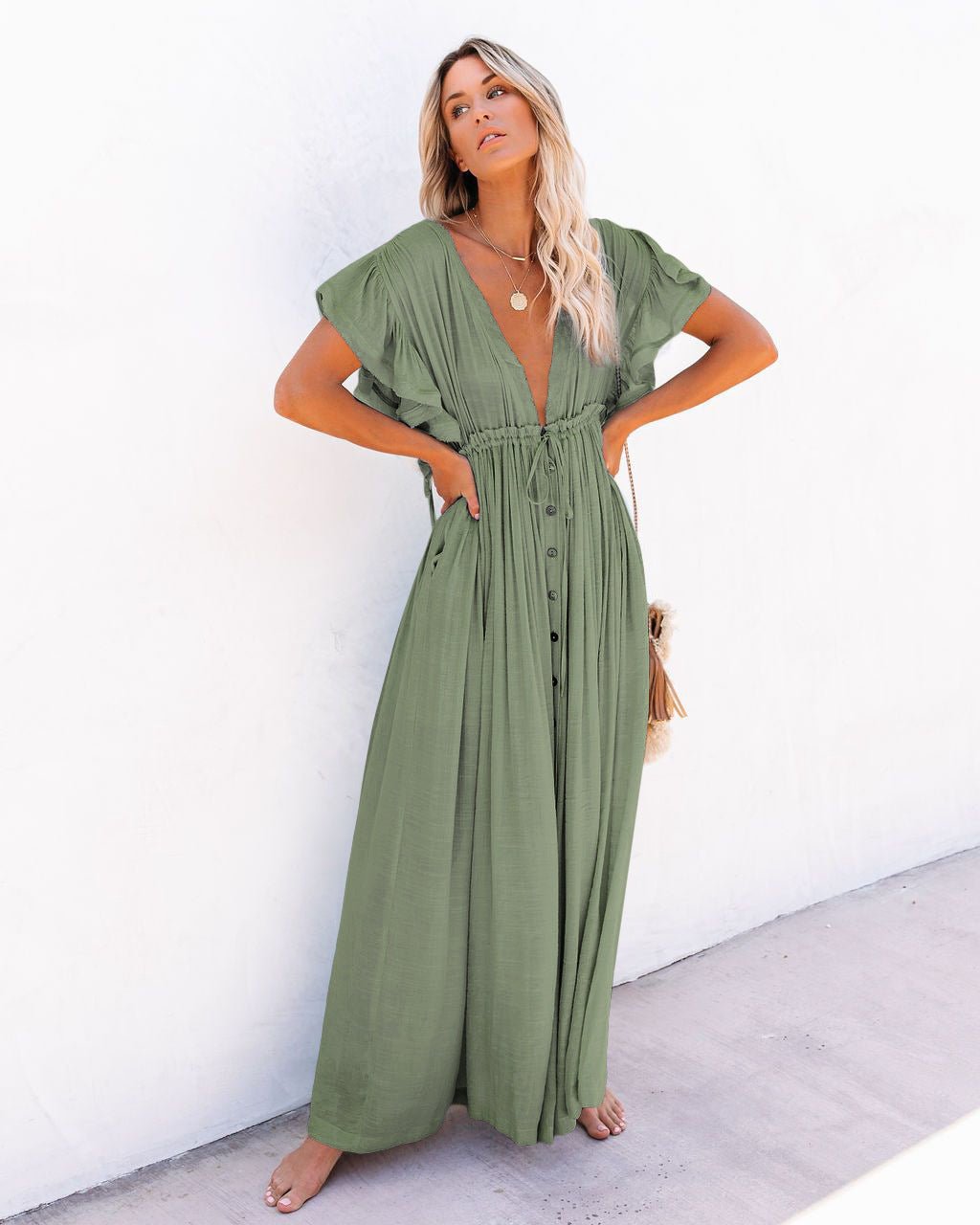 Coralie - Airy Maxi Dress - Alira - Boutique