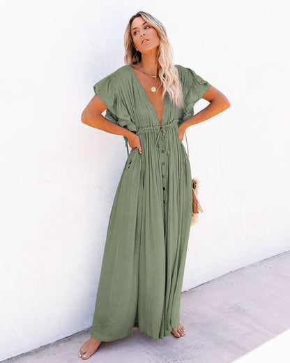 Coralie - Airy Maxi Dress - Alira - Boutique