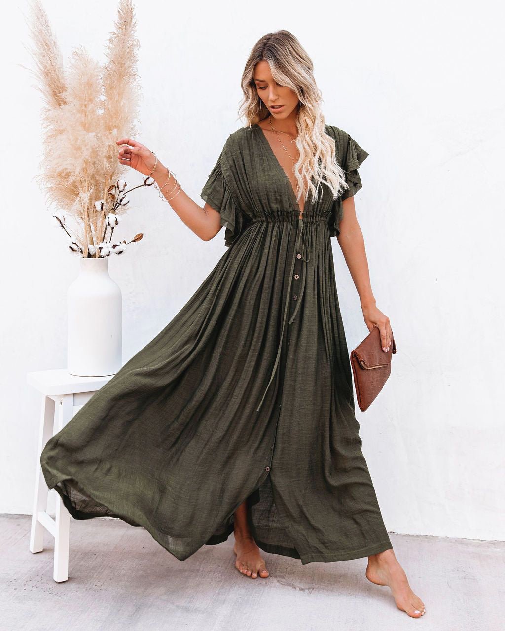 Coralie - Airy Maxi Dress - Alira - Boutique