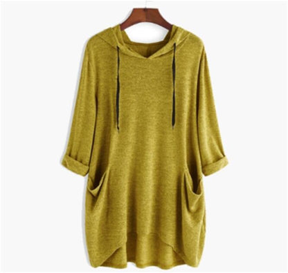 Lyn | Elegant Draped Sweatshirt