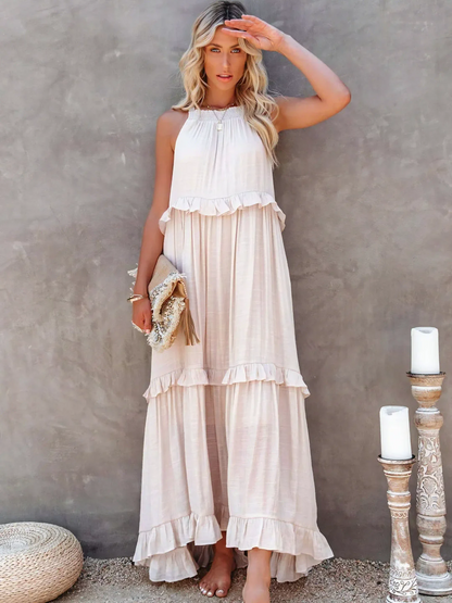 Cherry | Flow & Flutter Maxi Dress