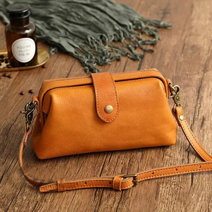 Eclipse Charm | Refined Leather Shoulder Bag