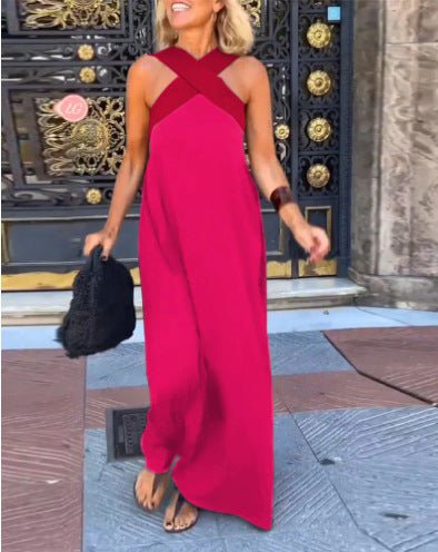 Delphine | Dress with Crossed Cut - Alira - Boutique