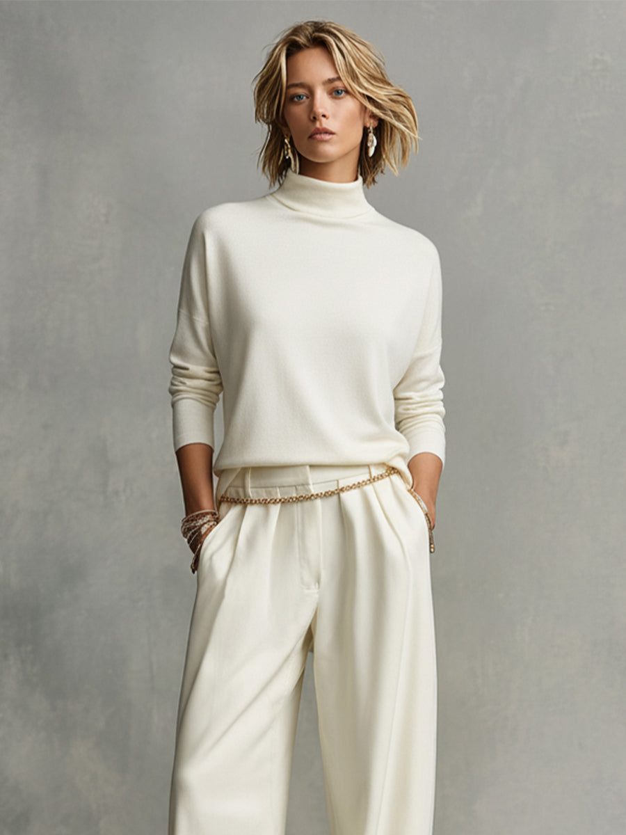 Rose | Cream Knit Set