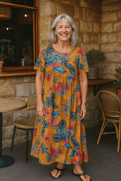 Dianne | Summer Bloom Maxi Dress - Alira - Boutique