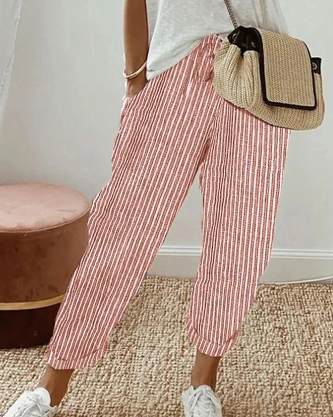 Striped Pink / 5XL