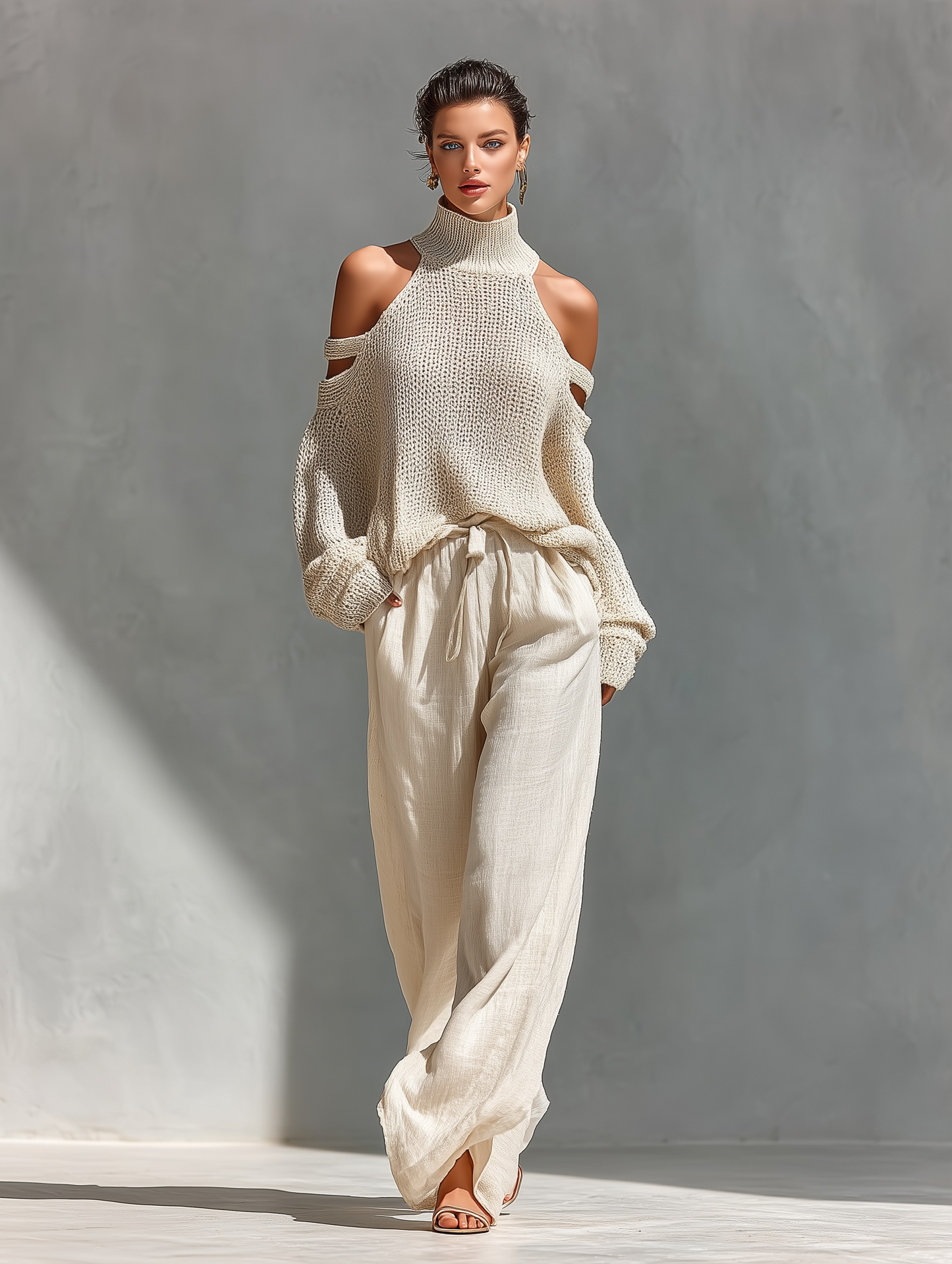 Isolde | Off-Shoulder Knit Set