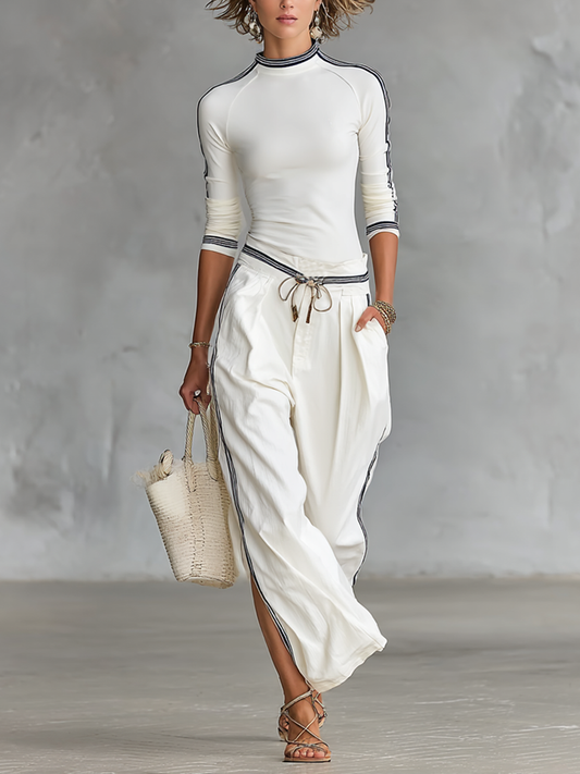 Mia | Sporty Tee Pants Set