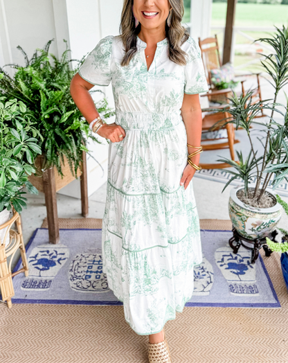Eliza | Classic Toile Maxi - Alira - Boutique