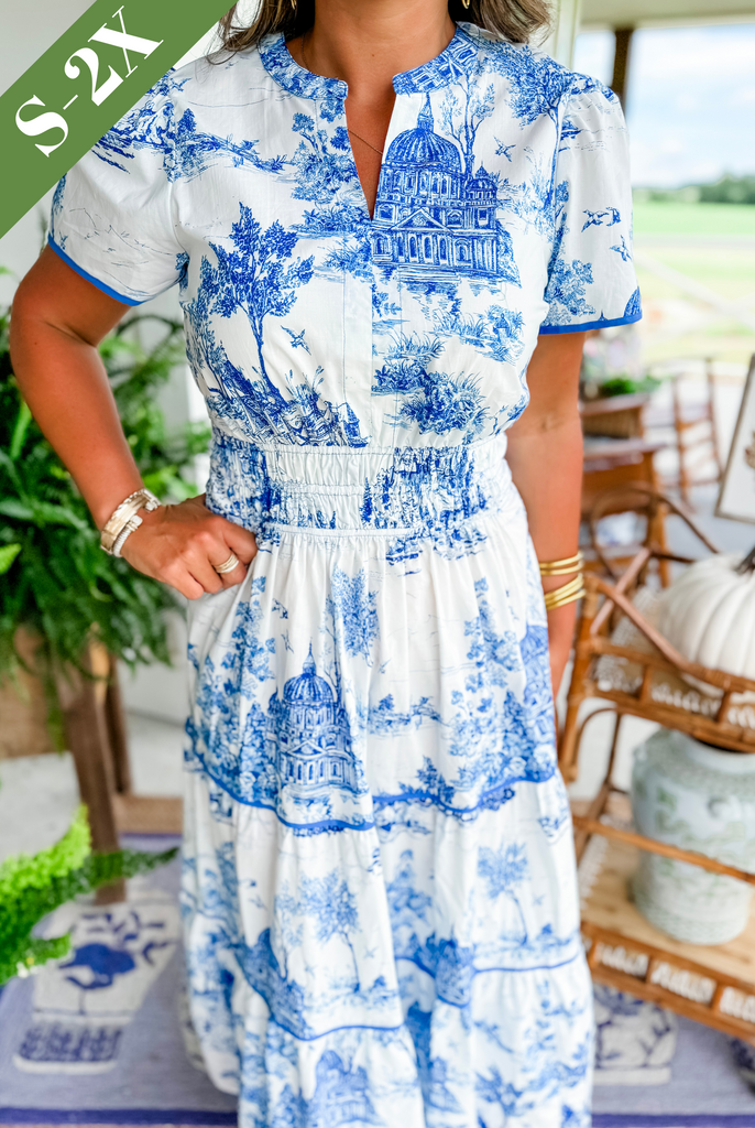 Eliza | Classic Toile Maxi - Alira - Boutique