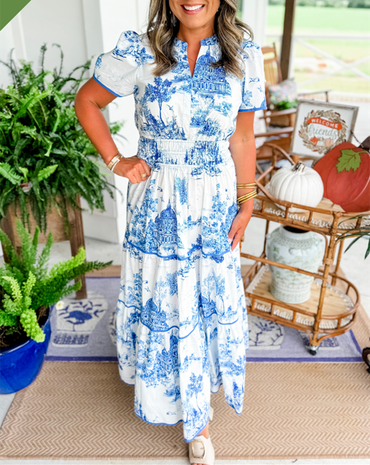 Eliza | Classic Toile Maxi - Alira - Boutique