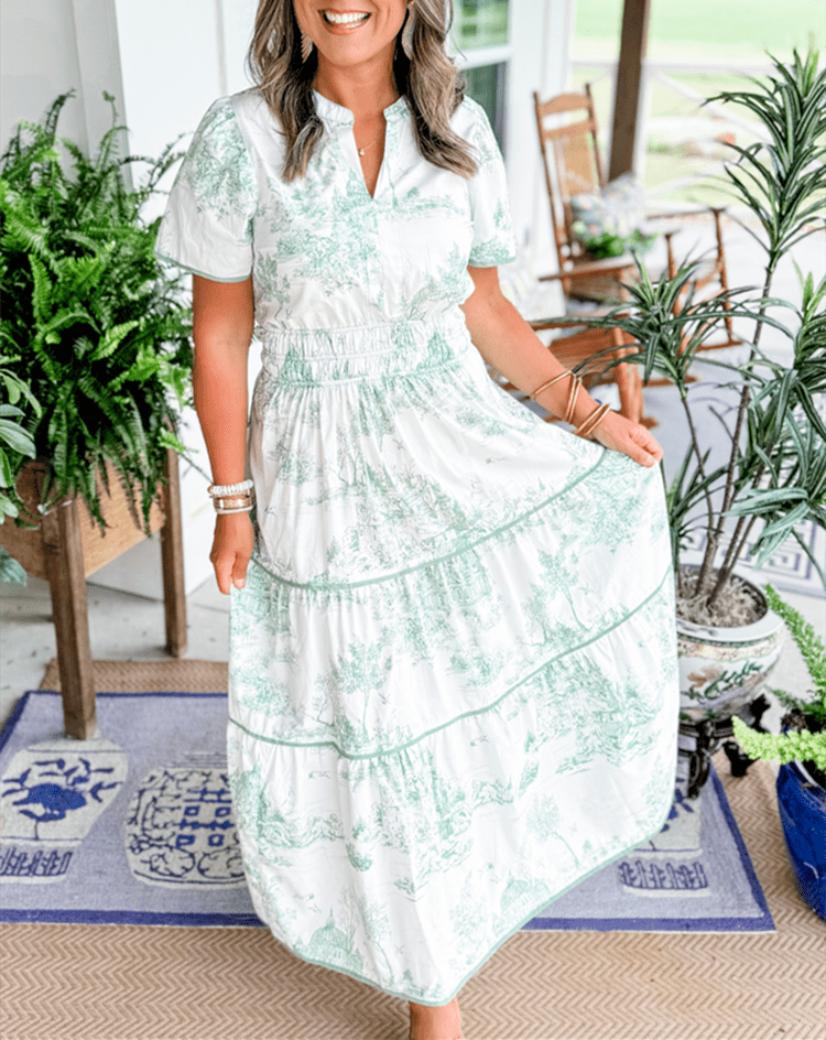 Eliza | Classic Toile Maxi - Alira - Boutique