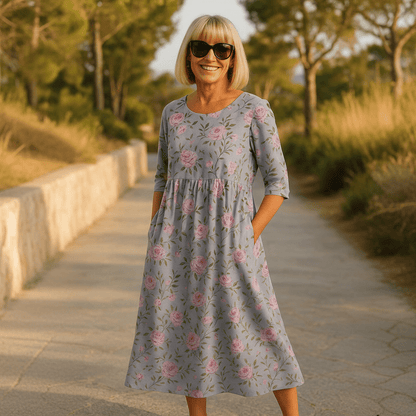 Eliza | Relaxed Midi Dress - Alira - Boutique