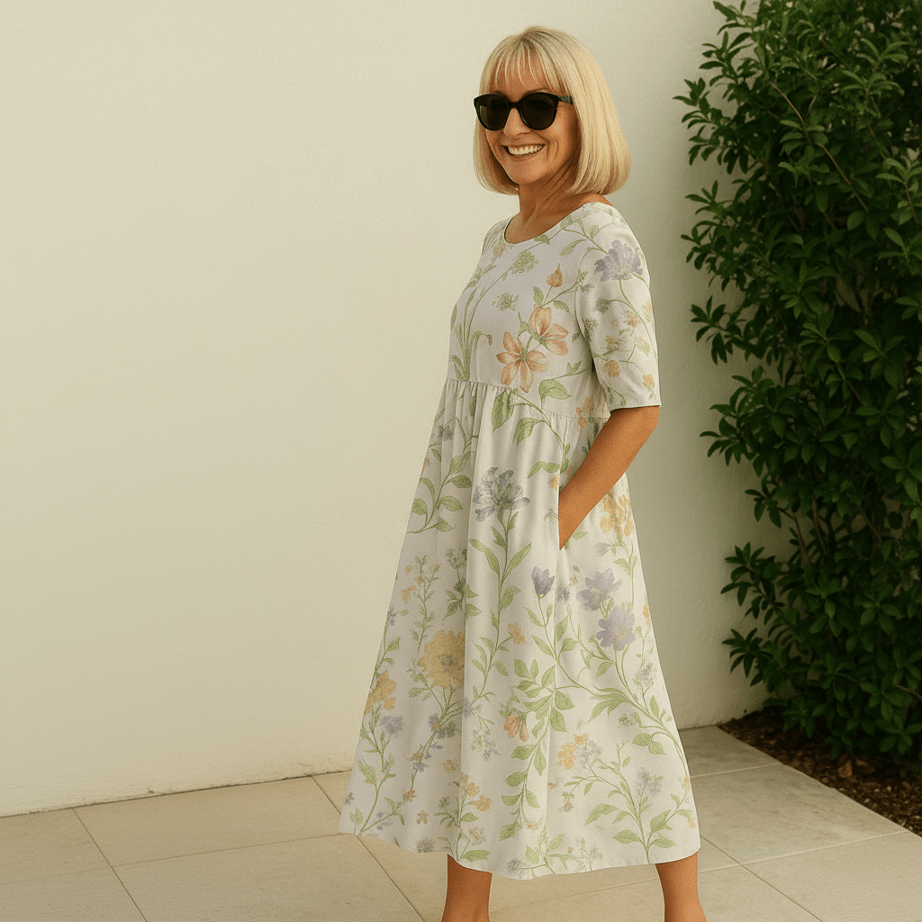 Eliza | Relaxed Midi Dress - Alira - Boutique