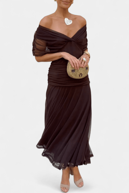 Eloria | Elegant Women's Dress | Romantic Long Floral Dress - Alira - Boutique