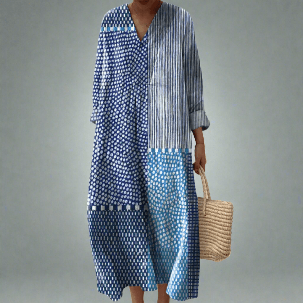 Emerson | Elegant Geometric Dress - Alira - Boutique