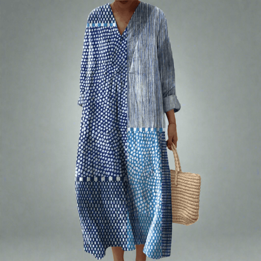 Emerson | Elegant Geometric Dress - Alira - Boutique