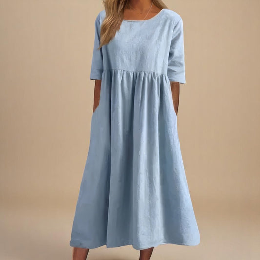 Emily | Classic Mid Sleeve Dress - Alira - Boutique