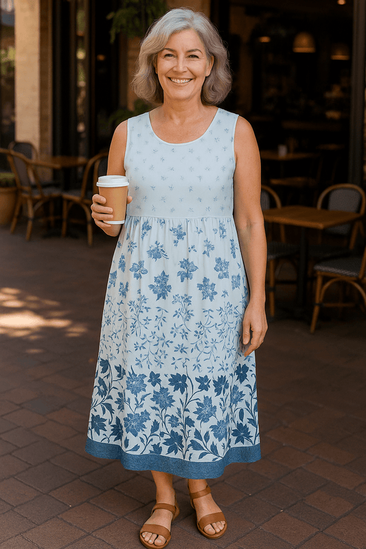 Evelane | Flow Midi Dress - Where Comfort Meets Confidence - Alira - Boutique