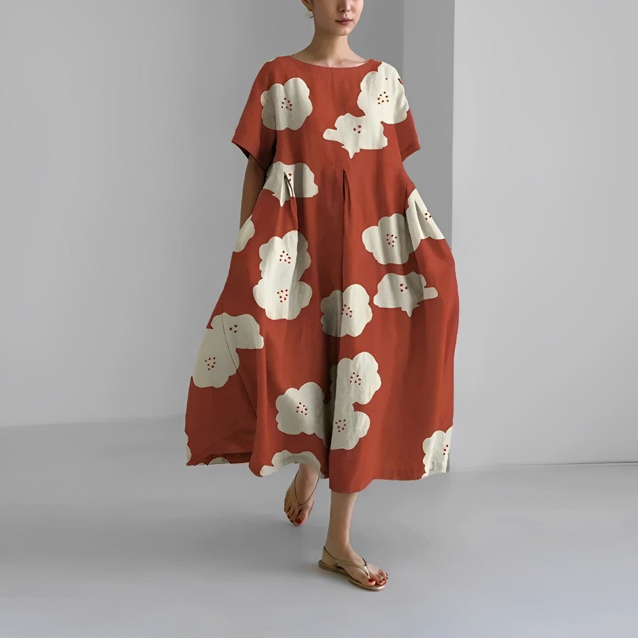 Floria - Vibrant Floral Dress - Alira - Boutique