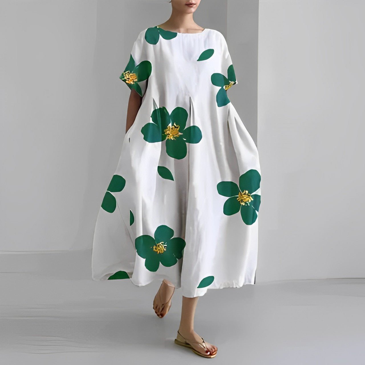 Floria - Vibrant Floral Dress - Alira - Boutique