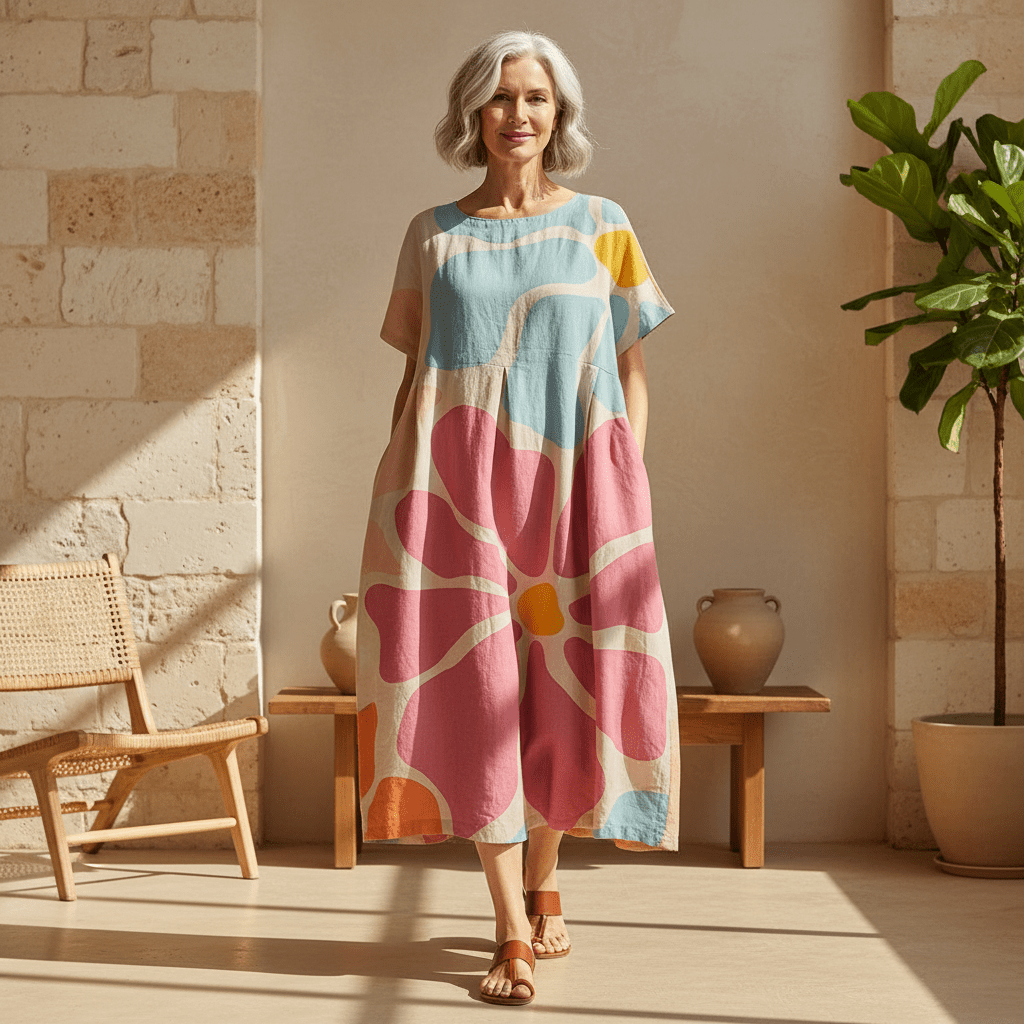 Floria - Vibrant Floral Dress - Alira - Boutique