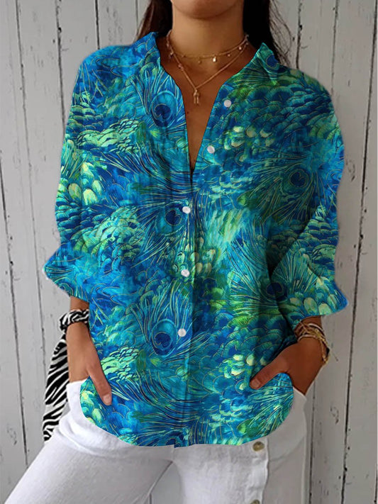 Florina | Peacock Grace Blouse - Alira - Boutique