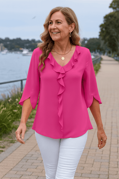 Florise | Everyday Elegance Blouse – Soft, Breathable & Flattering - Alira - Boutique