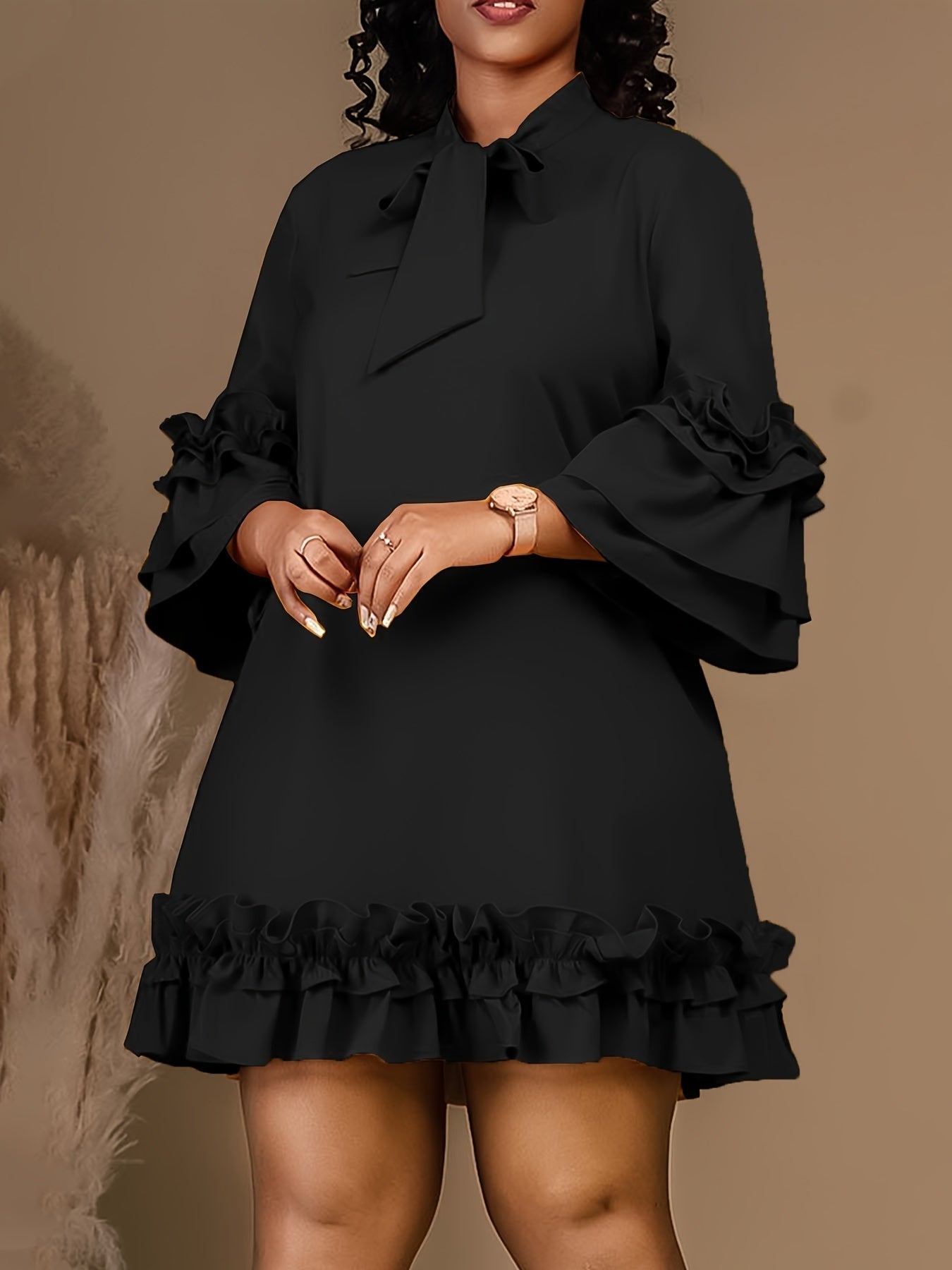 Fritzi - Bold Ruffled Dress - Alira - Boutique