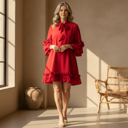 Fritzi - Bold Ruffled Dress - Alira - Boutique